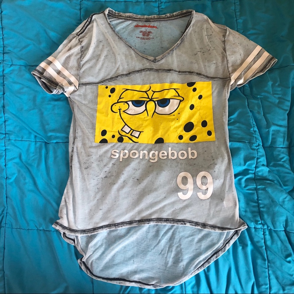 Small sheer Spongebob shirt